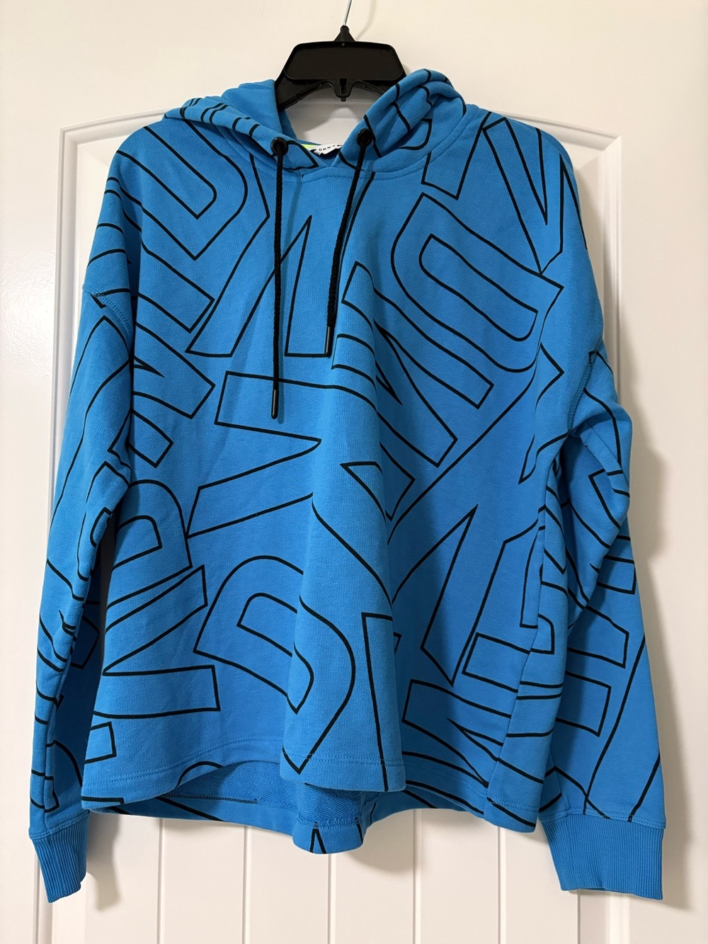 DKNY Blue Graphic Logo Hoodie